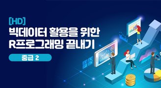 [HD]빅데이터 활용을 위한 R프로그래밍 끝내기 - 중급 2 (회귀분석, 군집화와 분류, 데이터 분석 사례)