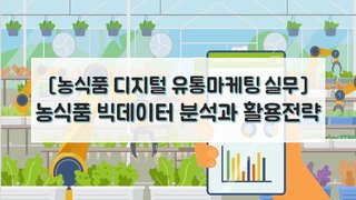[농식품 디지털 유통마케팅 실무] 농식품 빅데이터 분석과 활용전략
